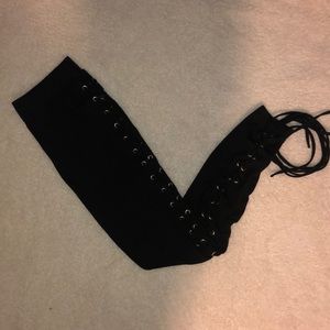 High waisted fitted loop pants 😍